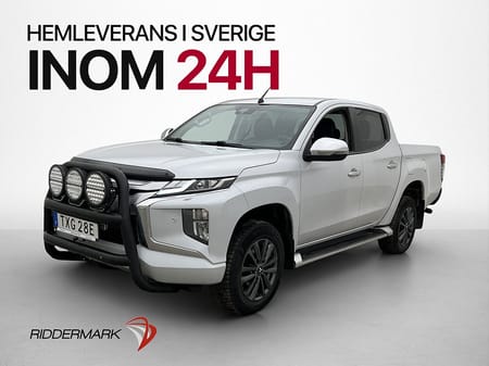 Mitsubishi L200 Dubbelhytt Premium 2.2 4WD Värmare Skinn Drag Diff Moms