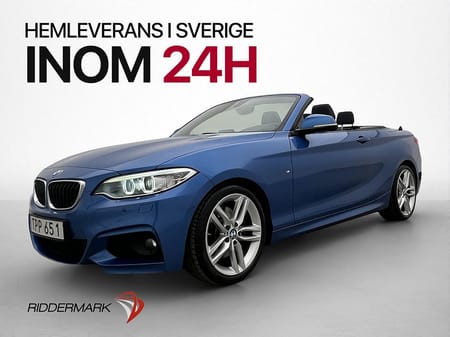 BMW 228i Convertible 228 245hk M Sport Skinn Hifi PDC 1 Brukare
