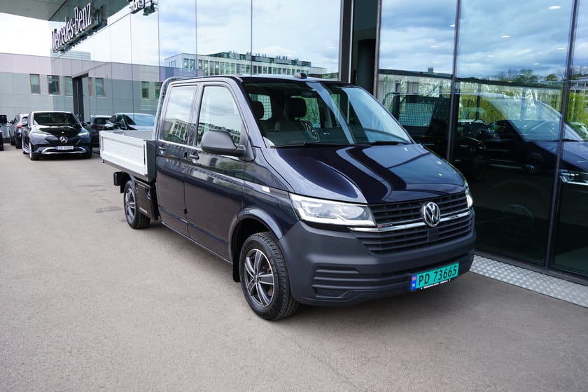 Bilde 3 av Volkswagen Transporter Chassi Dobbelcab Doka med plan 2,0 TDI 4Motion