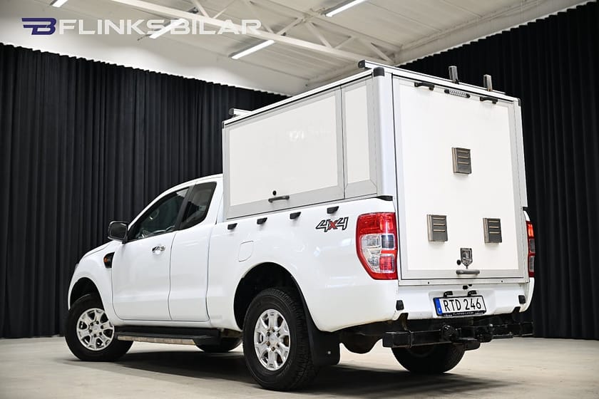 Bild 4 av Ford Ranger SuperCab 2.2 TDCi 160HK Automat|Kåpa|Inredd|Drag|Värmare