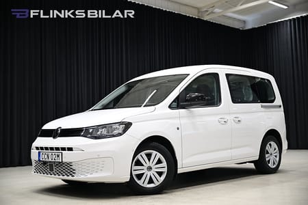 Volkswagen Caddy 1.5 TSI DSG 114HK 5-Sits|Drag|Värmare|Backkamera|Lågmil