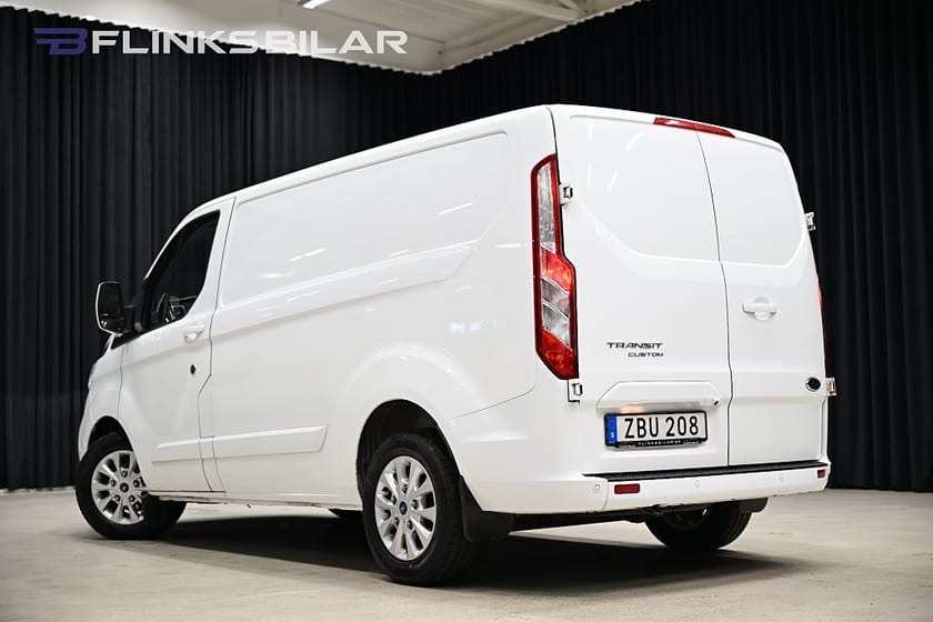 Bild 4 av Ford Transit Custom 300 130HK Automat|Nedlackad|LED|Inredning|NyKamrem