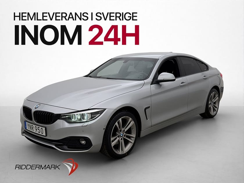 Bild 3 av BMW 420d xDrive Gran Coupé Sport line M&K-Värmare HiFi  Surround Navi