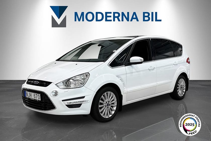 Bild 1 av Ford S-Max 2.0 TDCi Titanium Pano Drag 7-sits Sony Premium