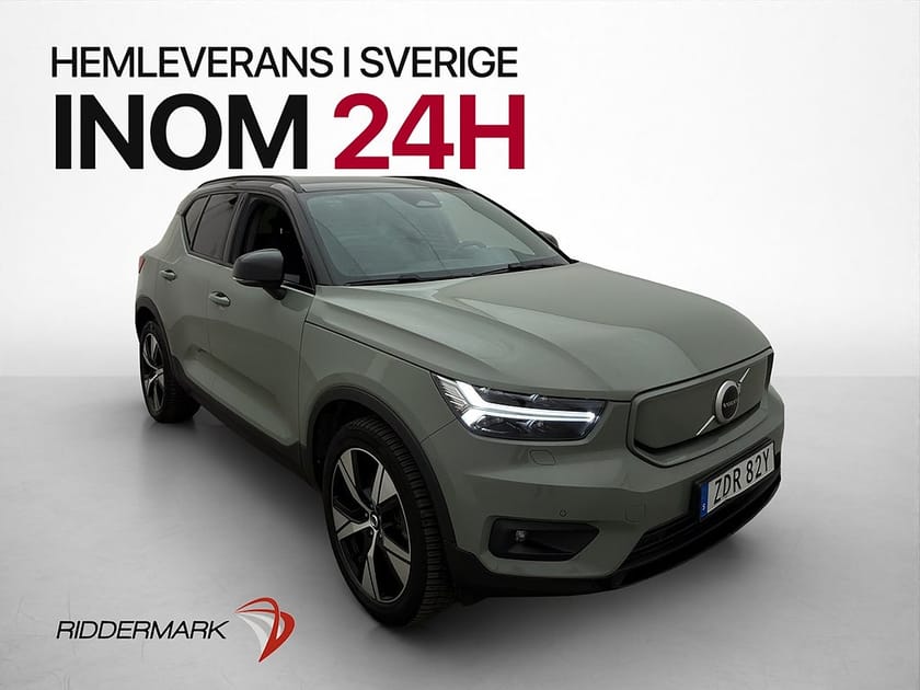 Bild 1 av Volvo XC40 P8 AWD Recharge Twin 408hk Plus VOC Värm Kamera MOMS