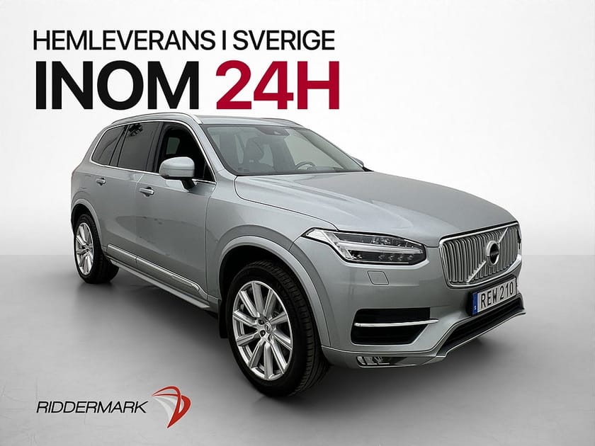 Bild 3 av Volvo XC90 T5 AWD 254hk Inscription 7-Sit Skinn Drag Värmare