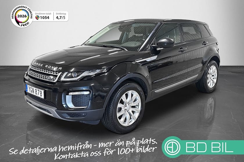 Bild 1 av Land Rover Range Rover Evoque 2.0 TD4 AWD 180HK PANORAMA HELSKINN BACKKAMERA