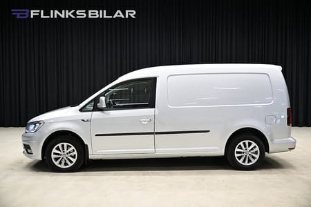 Volkswagen Caddy Maxi Van DSG 102HK Nedlackad|LED|Inredd|Drag|Värmare|Backkamera