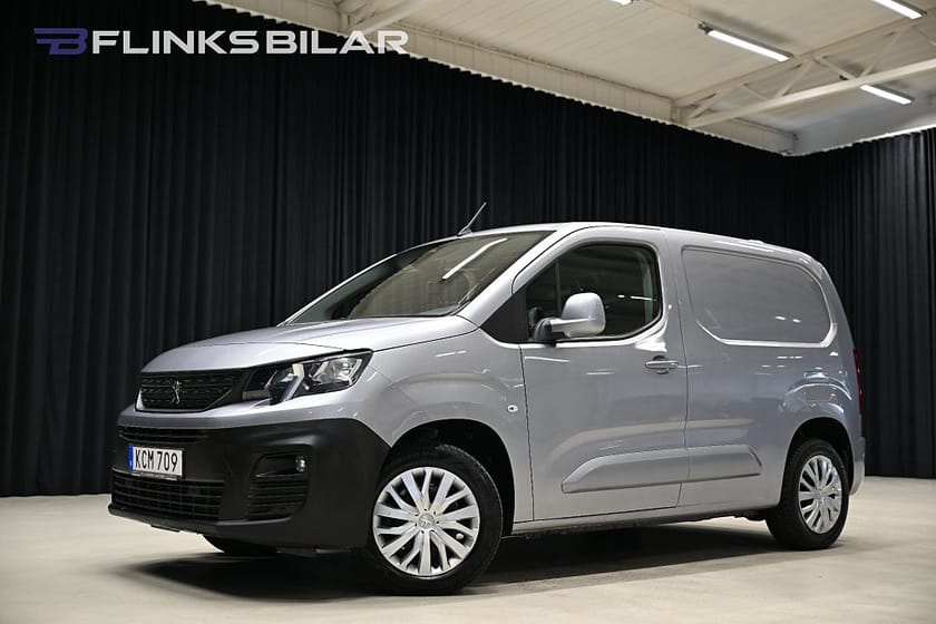 Bild 1 av Peugeot Partner Utökad Last 130HK Automat|Inredd|GPS|Backkamera|Drag|Värmare|Moms