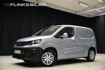 Peugeot Partner Utökad Last 130HK Automat|Inredd|GPS|Backkamera|Drag|Värmare|Moms