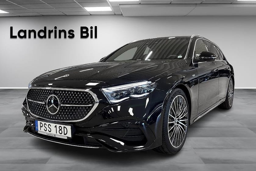 Bild 1 av Mercedes-Benz E 300 de 4MATIC T Pano Drag Distronic Superscreen 360Kamera