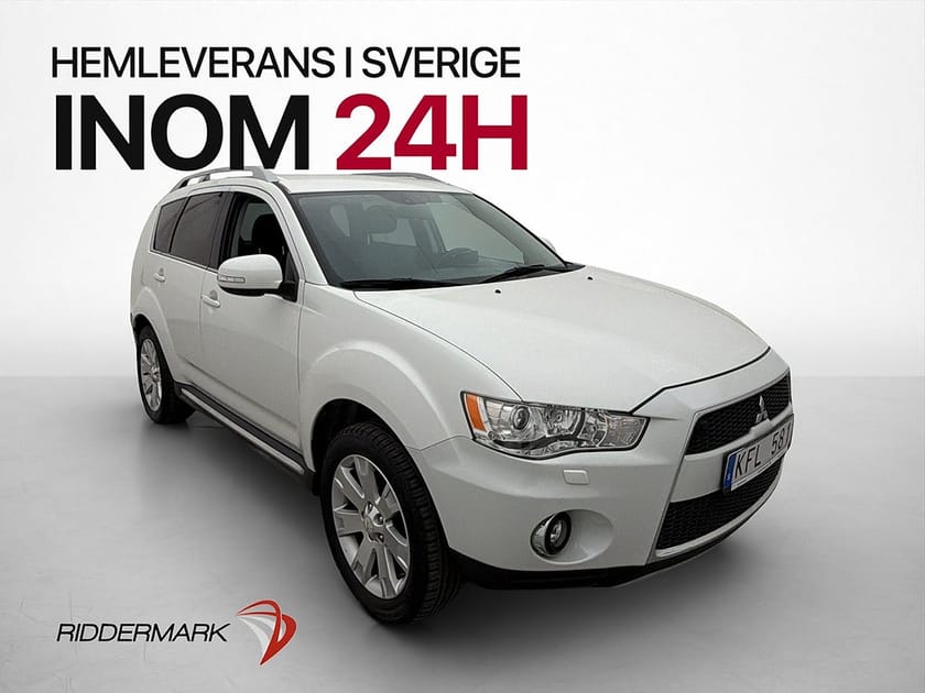 Bild 3 av Mitsubishi Outlander 2.4 MIVEC AWD 170hk 7-Sits Drag Skinn
