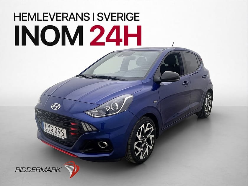 Bild 1 av Hyundai i10 1.0 T-GDI 100hk N-Line B-Kamera Farthållare