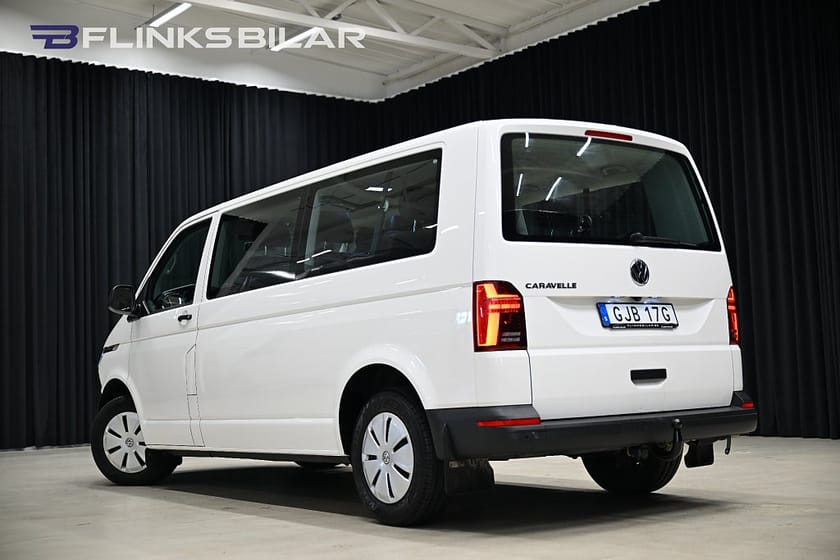 Bild 4 av Volkswagen Caravelle TDI DSG 150HK L2|8-Sits|LED|Drag|Värmare|GPS|Backkamera