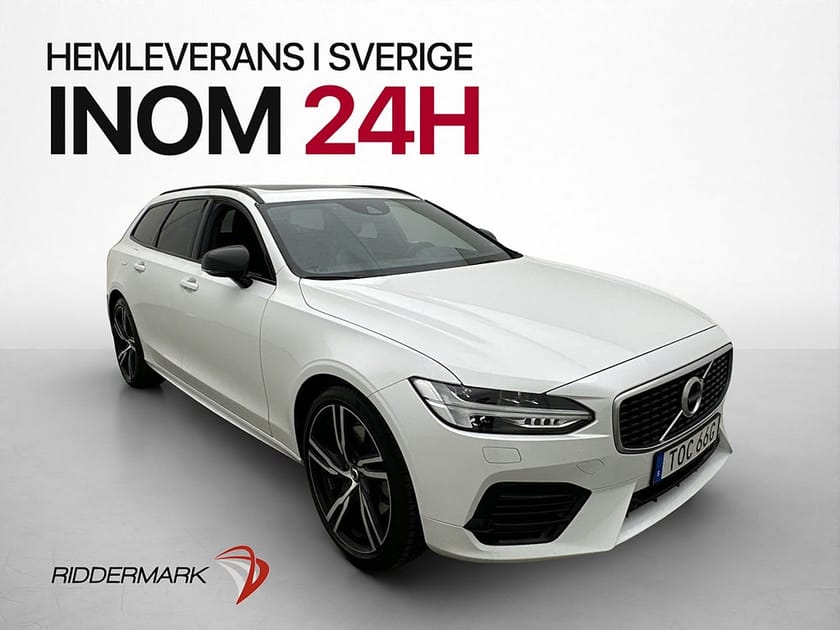 Bild 3 av Volvo V90 Recharge T8 AWD R-Design Pano H/K Drag Kamera