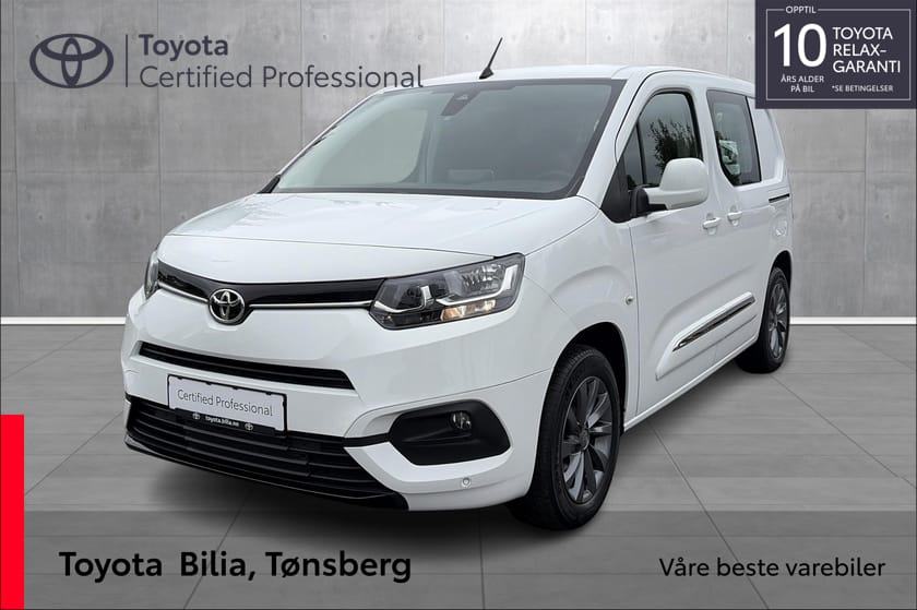 Bilde 1 av Toyota ProAce City 1.5 automat L1 kort, Reg.reim byttet, H.feste