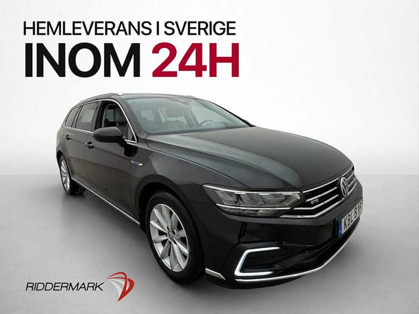 Bild 1 av Volkswagen Passat Sportscombi GTE Skinn P-värmare Kamera Drag 218hk