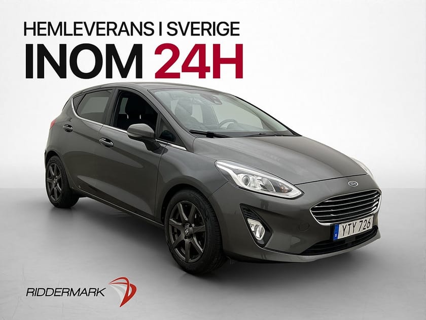 Bild 1 av Ford Fiesta EcoBoost 100hk Titanium Panorama CarPlay Navi