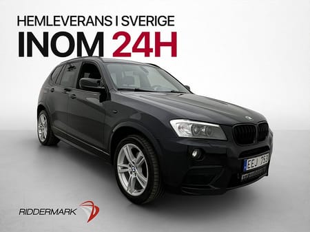 BMW X3 xDrive30d M-Sport Pano Dragkrok Kamera Skinn