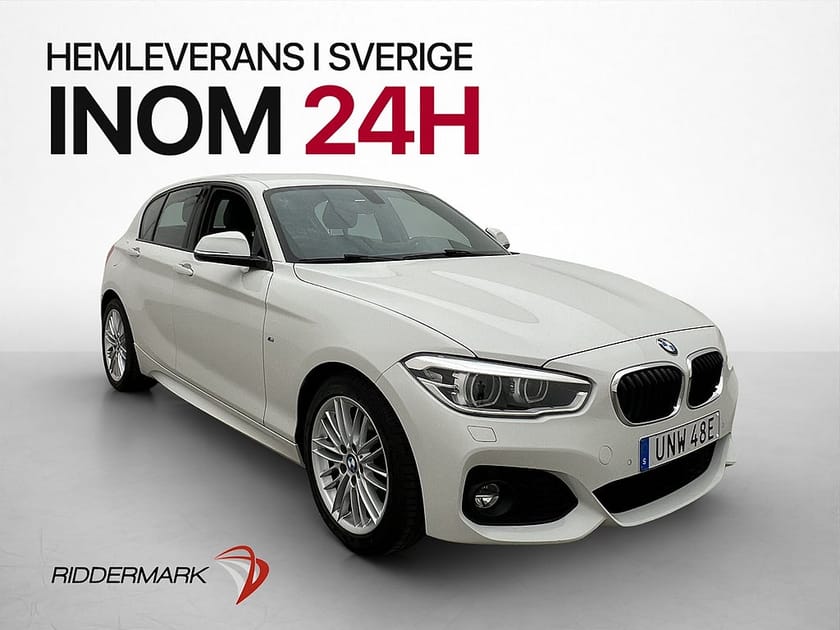 Bild 1 av BMW 120i 184hk M Sport P-Sensorer Skinn Bluetooth Rattvärme