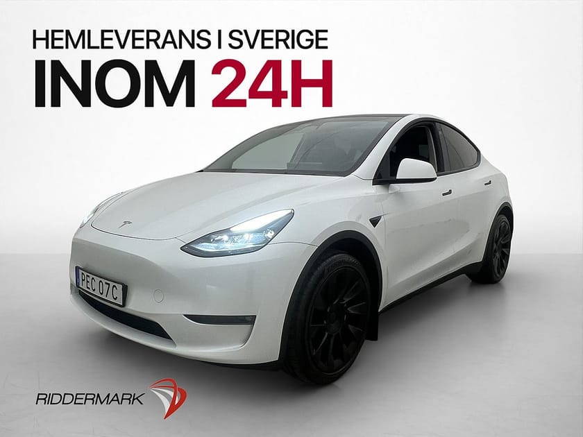 Bild 1 av Tesla Model Y Long Range AWD Dragkrok Pano Värmepump AP MOMS
