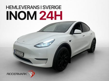 Tesla Model Y Long Range AWD Dragkrok Pano Värmepump AP MOMS