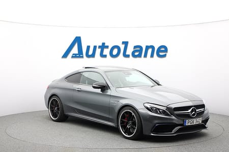 Mercedes-Benz AMG C 63 S Coupé C63 Panorama, Burmester®, 360 kamera, Sv-Såld