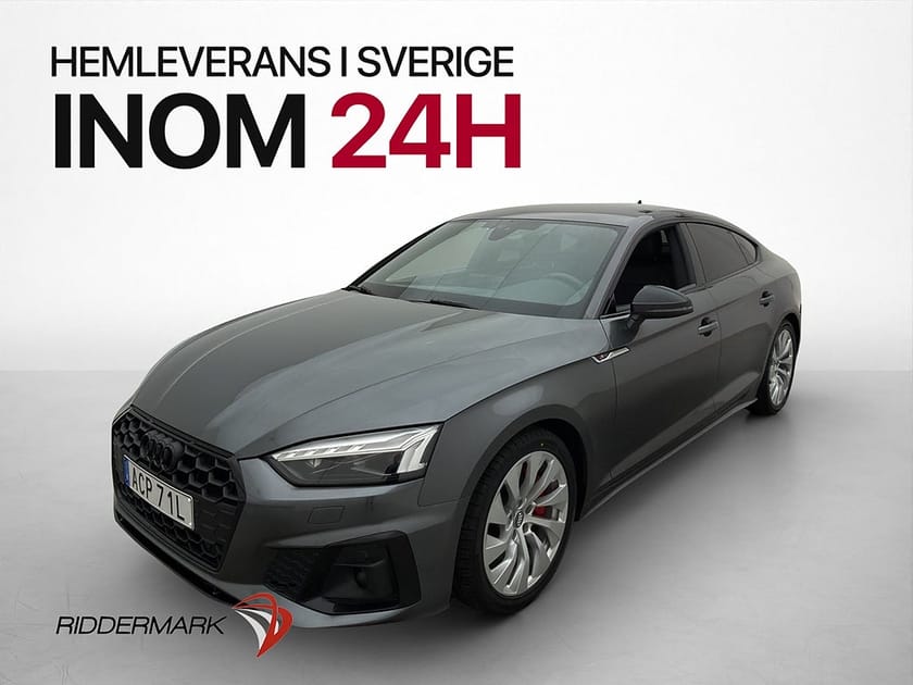 Bild 3 av Audi A5 Sportback 45 TFSI quattro Q S line Cockpit Värmare Drag