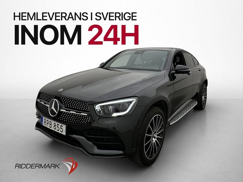 Bild 3 av Mercedes-Benz GLC 300 e Coupé 4MATIC 300e  4M AMG Taklucka Burmester Drag
