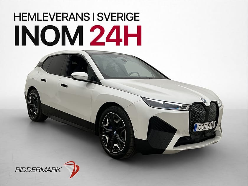 Bild 1 av BMW iX xDrive50 Sport Sky H/K HUD Luftfjä Laser Drag MOMS
