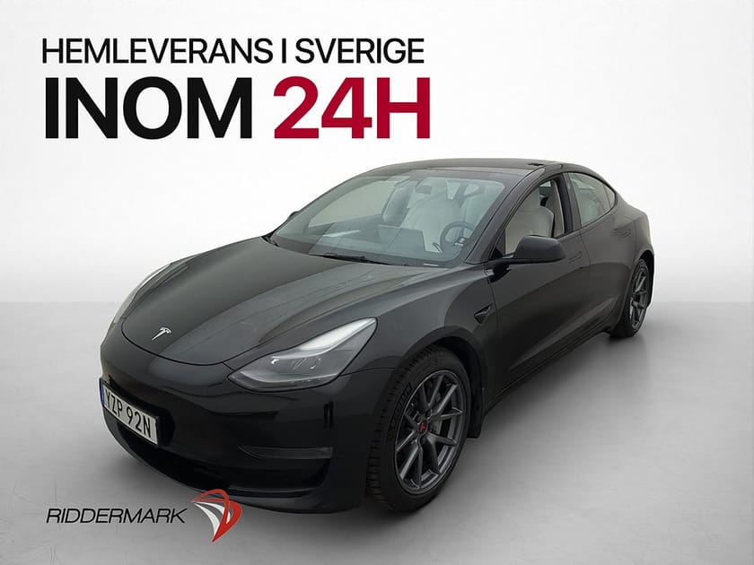 Bild 3 av Tesla Model 3 Long Range AWD Autopilot Ljus Interiör Drag