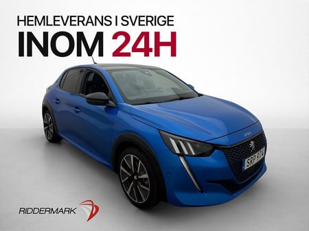 Peugeot e-208 136hk GT Pack Kamera CarPlay Navi Halvskinn