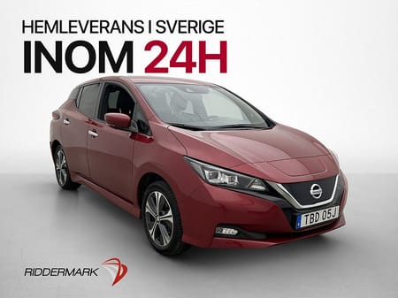Nissan Leaf e+ 62 kWh Tekna BOSE 360° Skinn Navi Rattvärme