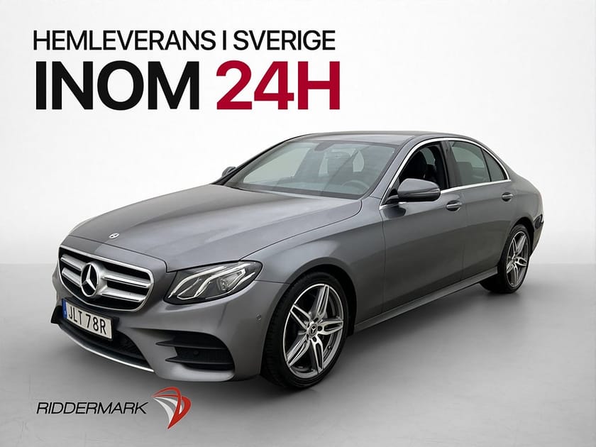 Bild 1 av Mercedes-Benz E 200 d Fleet AMG Line Kamera Wide Navi Halvskinn