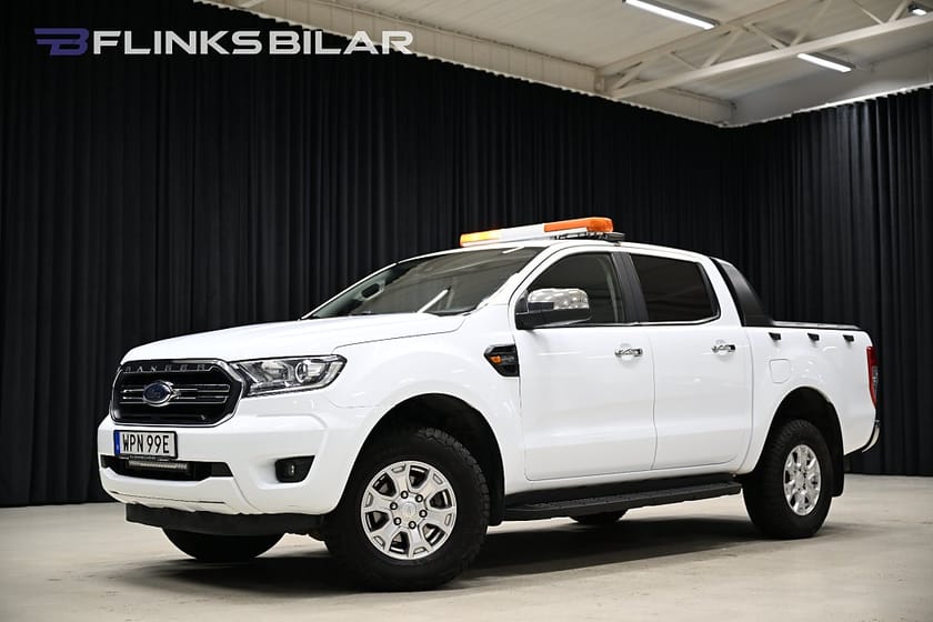 Bild 1 av Ford Ranger Dubbelhytt 213HK Automat|Drag|Värmare|Rolltopp|Backkamera|Leasbar