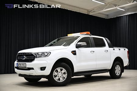 Ford Ranger Dubbelhytt 213HK Automat|Drag|Värmare|Rolltopp|Backkamera|Leasbar