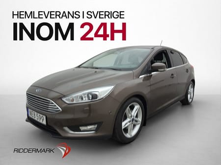 Ford Focus 125hk Titanium Skinn Navi P-Sensorer Rattvärme