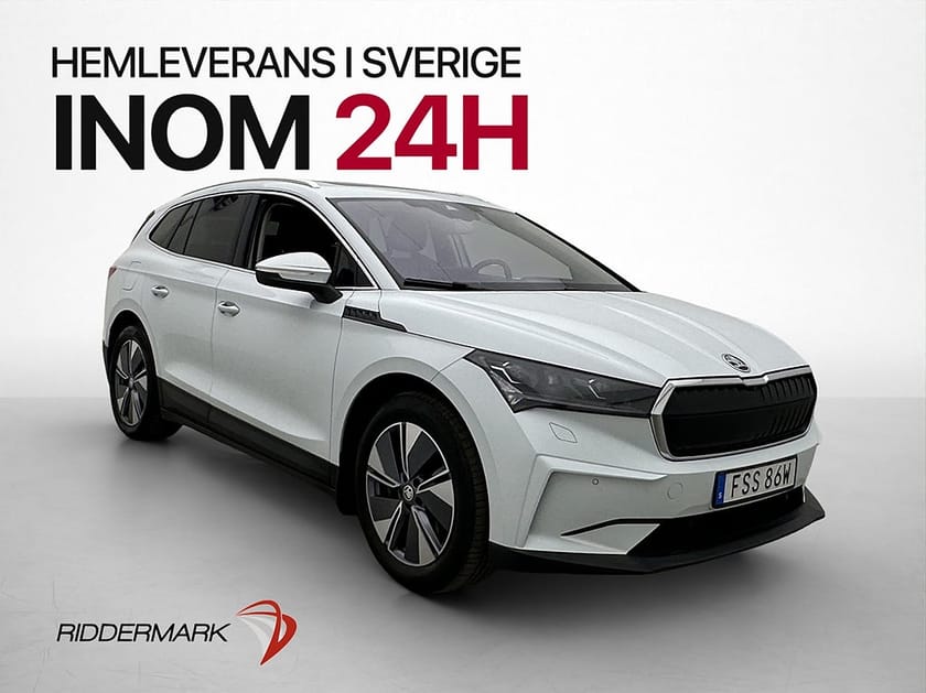 Bild 1 av Škoda Enyaq iV 80 Skoda 204hk Pano Drag 360° CarPlay Skinn