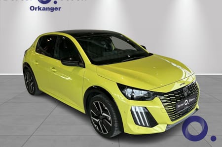 Peugeot e-208 GT 156HK, Adaptive Cruise, Navigasjon, Panorama, 400km