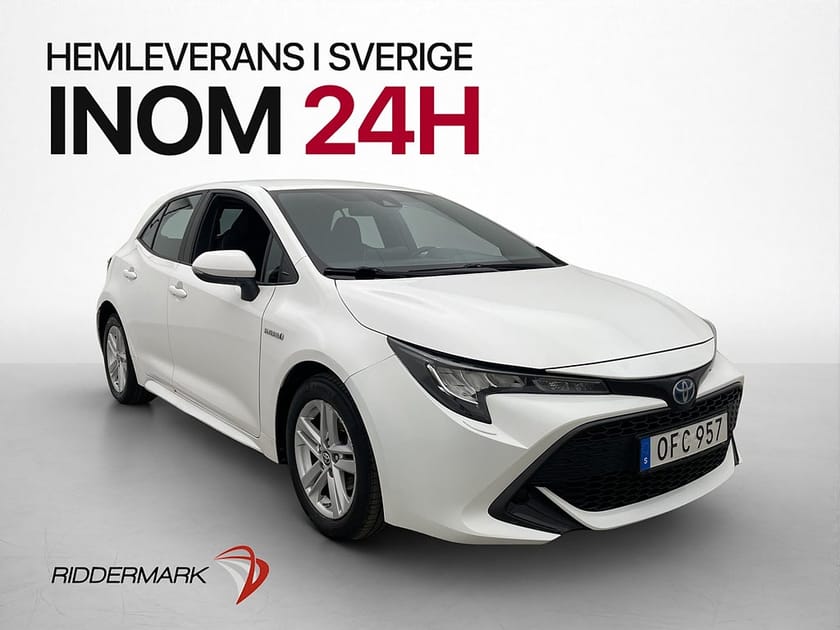 Bild 1 av Toyota Corolla Hybrid e-CVT 122hk B-Kamera Farthållare