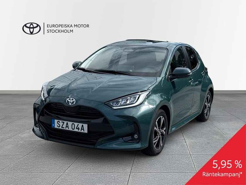 Bild 1 av Toyota Yaris Hybrid 115 1,5 ACTIVE PLUS SÄKERHETSPKT - V-HJUL