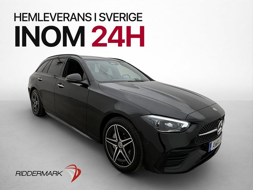 Bild 1 av Mercedes-Benz C 300 T e AMG Line Pano Burmester 360° Drag