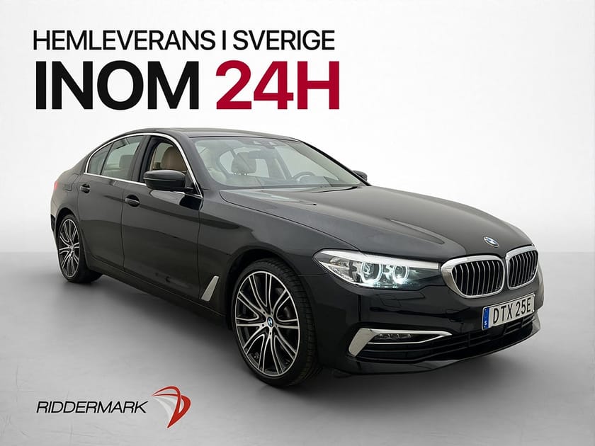 Bild 3 av BMW 530e xDrive iPerformance Sedan Taklucka Skinn H/K Kamera Drag 20" 252hk