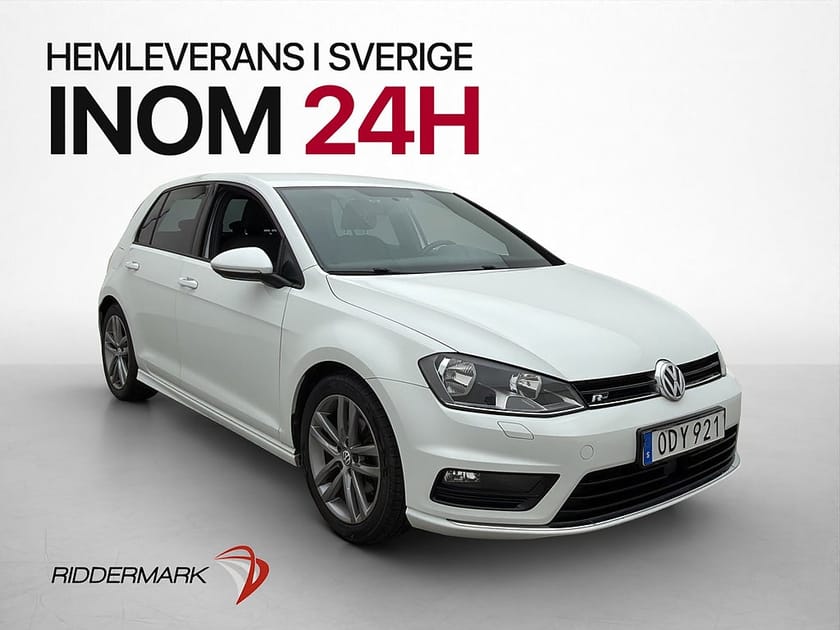Bild 1 av Volkswagen Golf 1.4 TSI 150hk R-Line Kamera CarPlay 0,53l/mi