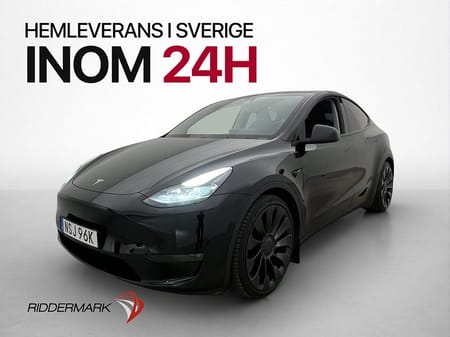 Tesla Model Y Performance Drag AP Pano 360°  Sv-Såld MOMS