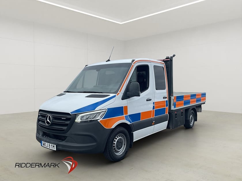 Bild 3 av Mercedes-Benz Sprinter 315 CDI RWD Chassi Crew Cab FLAKBIL Värm Drag B-Kamera Moms