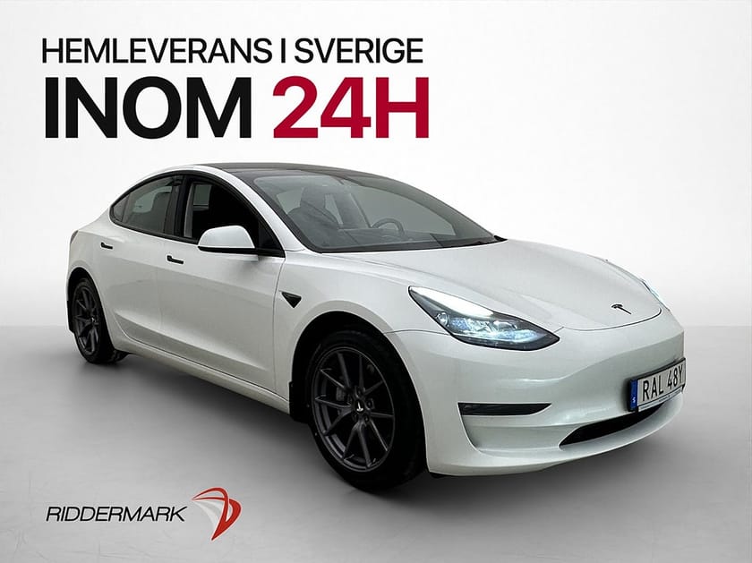 Bild 1 av Tesla Model 3 Long Range AWD AWD, 440hk Pano Drag  Autopilot