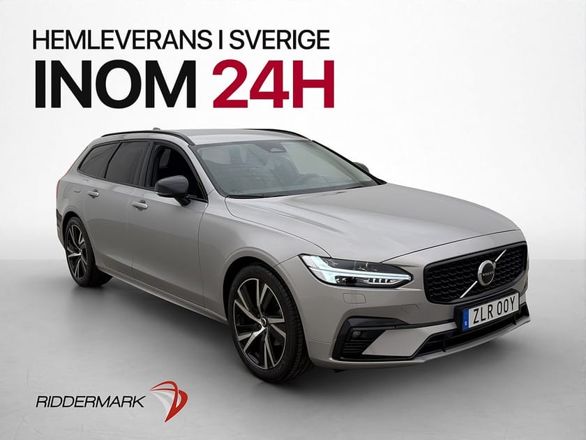 Bild 1 av Volvo V90 B4 Plus Dark Värmare Kamera Navi Skinn Elstol Drag