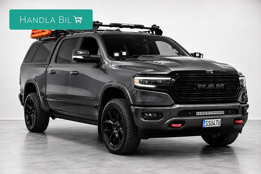 Bild 4 av RAM 1500 Crew Cab 5.7 V8 HEMI 4x4 Night Släde Rhino Luft Moms 395hk