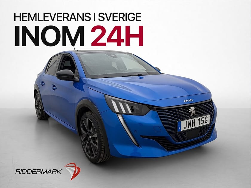 Bild 4 av Peugeot e-208 50 kWh 136hk GT Kamera Navi Elstol CarPlay CCS